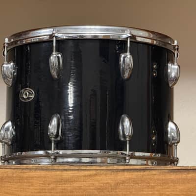 1970's Slingerland 14" Black 3-Ply Maple 10x14 Rack Tom image 3
