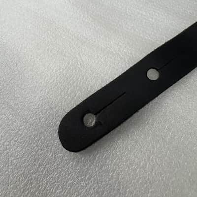 Black Braided Leather Mandolin Strap - FIRE SALE image 4