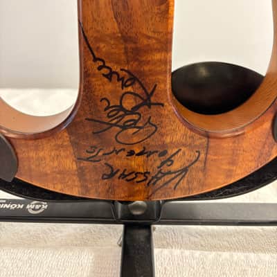 Tucker Barrett Koa Anchor 5 String Electric Violin 1994 - Coa image 11