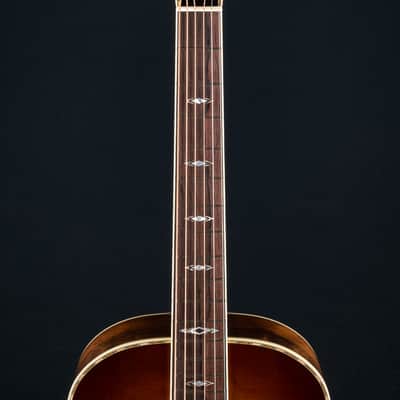 Bourgeois L-DBO 12-Fret Artist Custom Figured Walnut and Aged Tone Bearclaw Sitka Spruce Sunburst NEW image 10