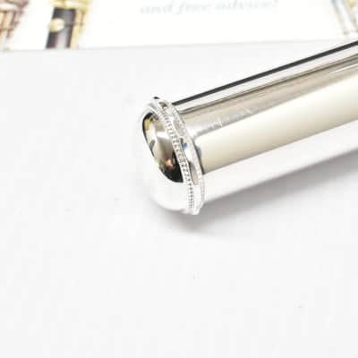 Mint Pearl 795 Elegante Semi-Pro Open Hole Flute Inline G & B Foot Sterling (MSRP $4069.99) image 5
