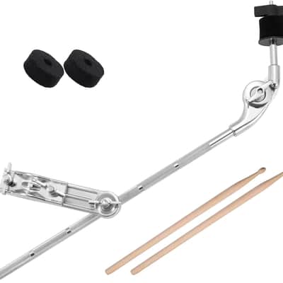 Cymbal Boom Arm Cymbal Boom Holder with Clamp, Grabber Cymbal Arm with 17" Solid Boom Arm, 360°Cymbal Extension Mount Clamp for Splash, Crash, and Effects Cymbals image 1