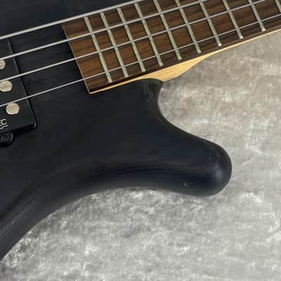 Warwick Rockbass Corvette $$ 4 string electric bass guitar in Nirvana black stai image 6