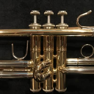 Bach GH65 Stradivarius Bb Trumpet 1994 - Gold lacquer image 10