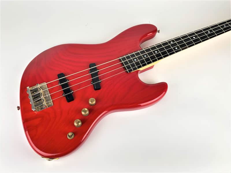 Moon Basses JJ Transparent Red image 1