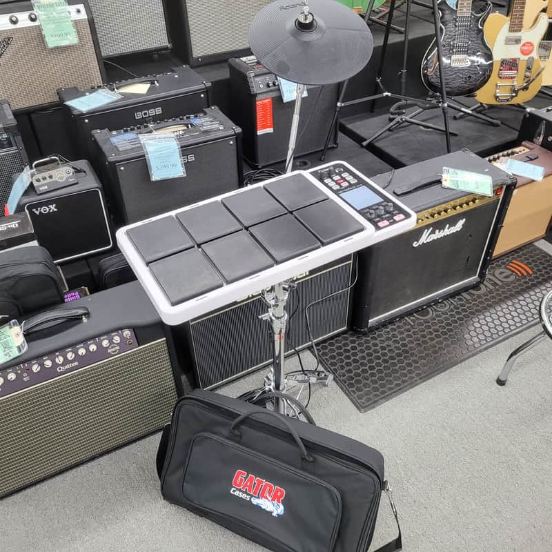 Roland SPD-30-WH Octapad MkII 8-Zone Digital Percussion Pad with Extras - White image 1
