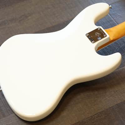 Lefty! Fender American Vintage II 1966 Reissue Left-Handed Jazz Bass Olympic White + COA OHSC image 13