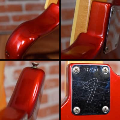 Fender Jaguar Candy Apple Red Custom Color 1966 w/OHSC image 17