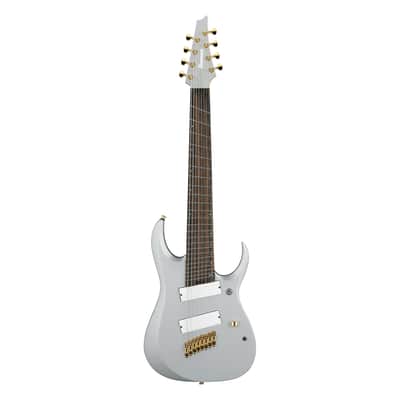 Ibanez Axe Design Lab RGDMS8 Multi-scale 8-string Guitar w/ Fishman Fluence Pickups - Classic Silver Matte image 2