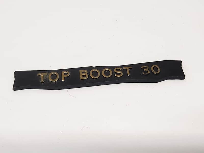 Vintage Original 1960s Vox Ac 30 Top Boost 30 Badge Emblem Logo image 1