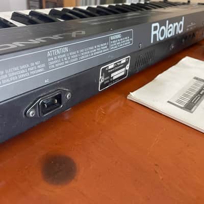 Roland Alpha Juno-1 49-Key Programmable Polyphonic Synthesizer 1985 - 1988 - Black image 5
