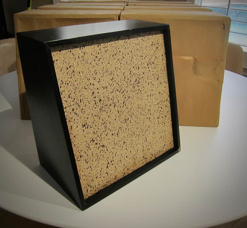 JENCO Speaker Cabinet 10" Vintage NOS Empty Cabinet Only Circa-1950s-1960s-Black with Splatter Grill Cloth image 1