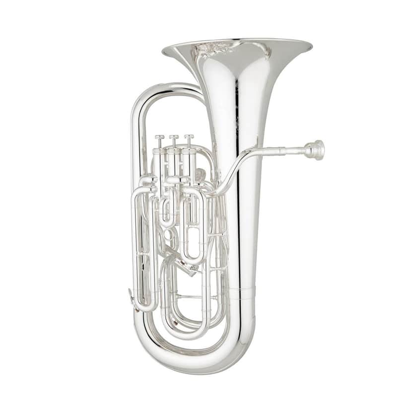 S.E. Shires Q41TS Q Series Euphonium with Tuning Trigger - Silver-Plated image 1