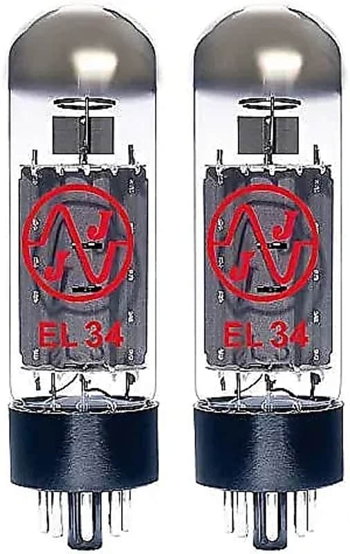 JJ Electronic EL34 Power Tube Matched Pair image 1