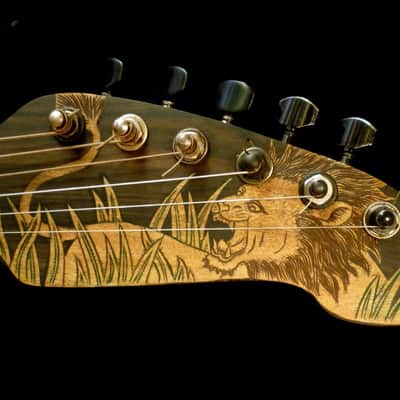 Blueberry Guitar Electric Baritone 2022 - Hand Carved & Handmade image 11