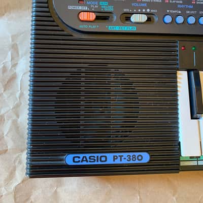 Casio  PT-380  80s 90s 32-key Synth with Microphone in original Box Excellent Condition image 4