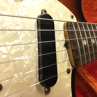 1970 Fender Mustang Electric Guitar Sunburst Vintage USA image 6