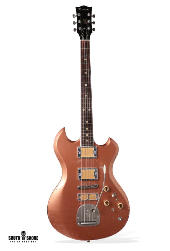 Ronin Guitars Stormcrow, 2019, Suntan Copper w/ Kill Switch & behind the bridge Single Foil. *Optional Black Pickguard Included* image 1