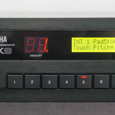 Yamaha PTX8 Percussion Tone Generator Vintage 2U Rack Module - New Screen - 100V image 2