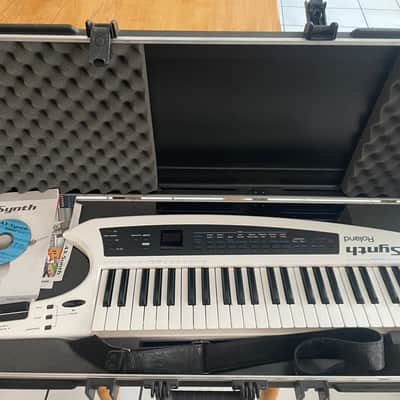 Roland AX-Synth 49-Key Shoulder Synthesizer 2009 - 2012 - White image 3