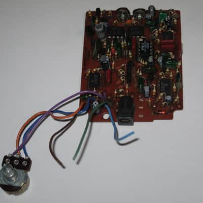 FOR PARTS/FOR REPAIR Ibanez Maxon CS9 from 1982 CIRCUIT BOARD with Mounted Parts, Width Potentiometer +Wires, 2 Other Wires, Power Jack (NO: Switch, OUT Jacks, IN Jack, LED, Other Wires, Battery Clip, External Parts) what's pictured is what's for sale image 15