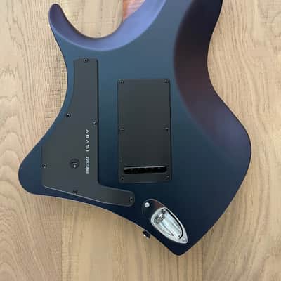 Abasi Concepts Larada Master Series USA 2022 DAT PVRP Purple / Blue - Roasted Flamed neck image 5