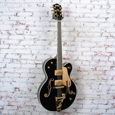 Gretsch - 2003 MIJ 6120B Chet Hollow Body Electric Guitar w/Bigsby - Black - x2688 - USED image 9