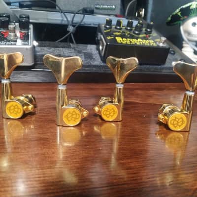 Spector 2L 2R tuning keys / machine heads / tuners gold image 1