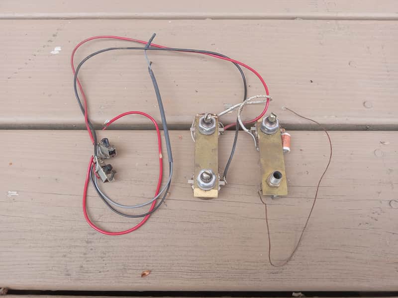 Vintage 1960's Framus Star Bass Wiring Harness! Pots, Jack, Switches! image 1