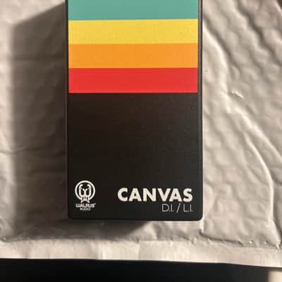 Walrus Audio Canvas Mono Line Isolator Direct Box 2022 - Present - Black w/ Rainbow Graphic image 1