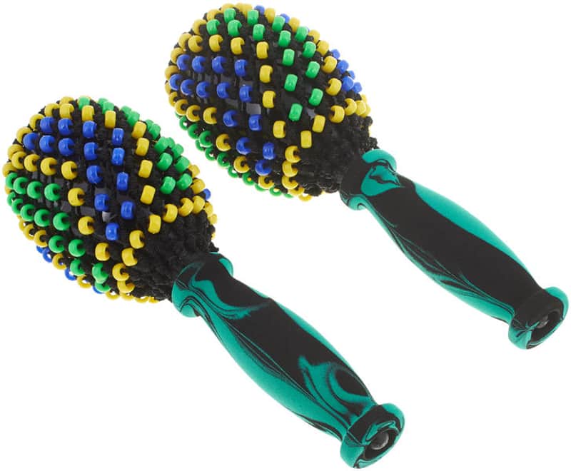 Pearl PFM-20 Beaded Maracas Shekere Style, Faom handgrip image 1
