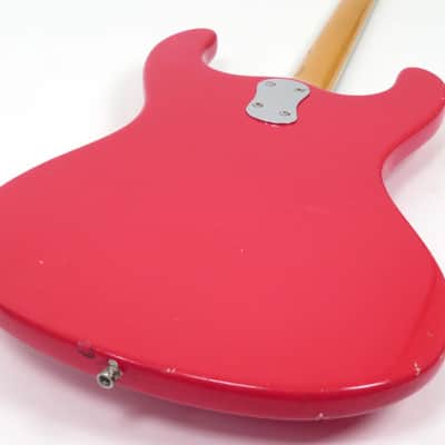 Mosrite Ventures Bass 1965 Custom Color Strawberry Red image 9