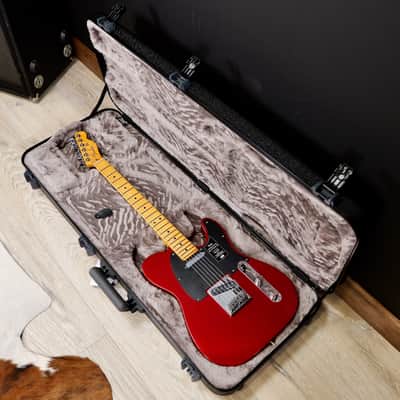 Fender American Ultra II Telecaster Maple Fingerboard Sinister Red image 13