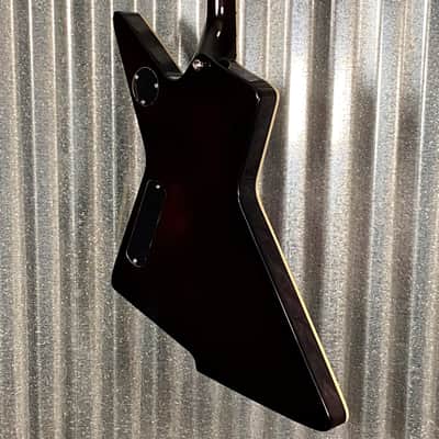 Westcreek Revenge Explorer Flame Transparent Red Burst Guitar #0019 Used image 8
