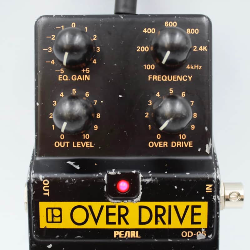 PEARL OD-05 Over Drive Made in Japan Vintage Guitar Effect Pedal