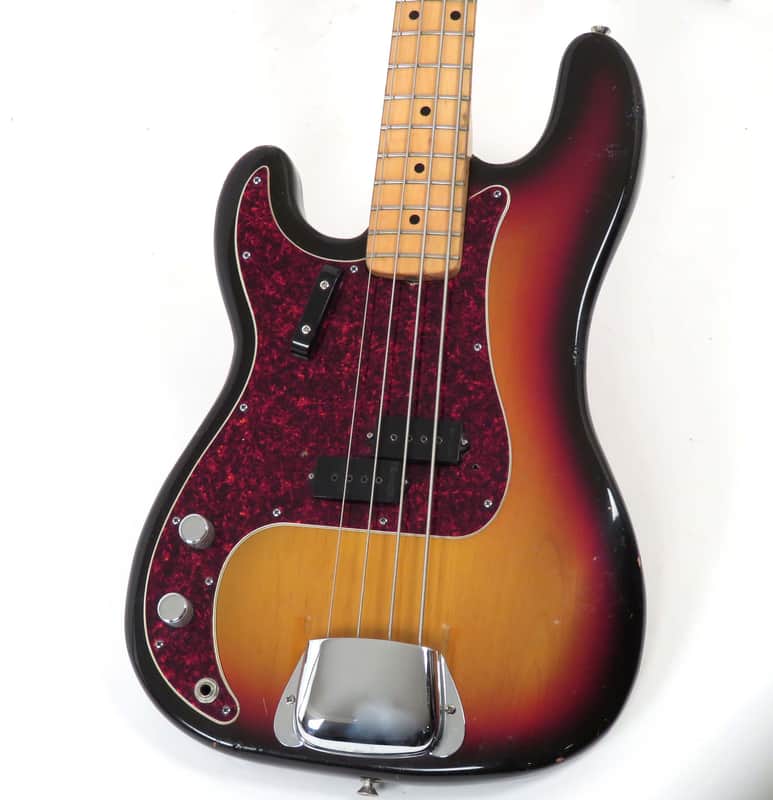 1973 Fender Precision Bass Left Handed - Sunburst Lefty Bass image 1