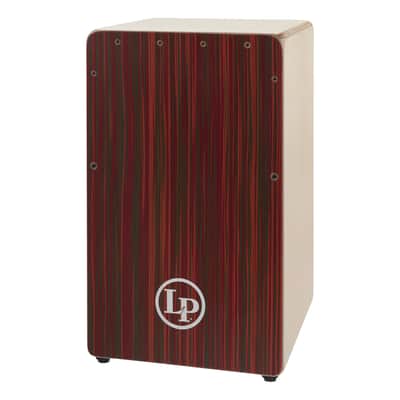 Latin Percussion LP1491RB Birch Woodshop Cajon - Red Blur image 2