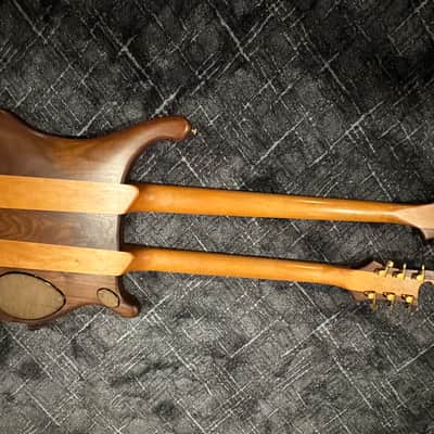Rickenbacker Left-Handed Doubleneck 4080 Early 90's - Walnut image 7