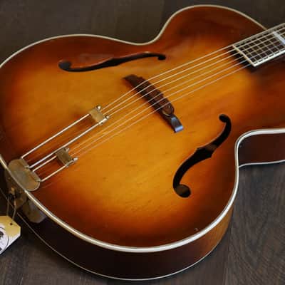 1953 Epiphone De Luxe Acoustic Archtop Guitar Sunburst From Tommy Shaw of STYX Collection+OHSC(4528) image 5