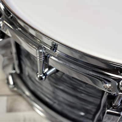 Ludwig LS9081Q 14x5.5 Jazz Fest - Sky Blue Pearl image 9