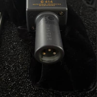 AKG C414 XLII Large Diaphragm Multipattern Condenser Microphone 2010s - Black image 3