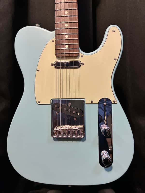 Fender MIJ Junior Collection Telecaster 2021 - Present - Satin Daphne Blue image 1