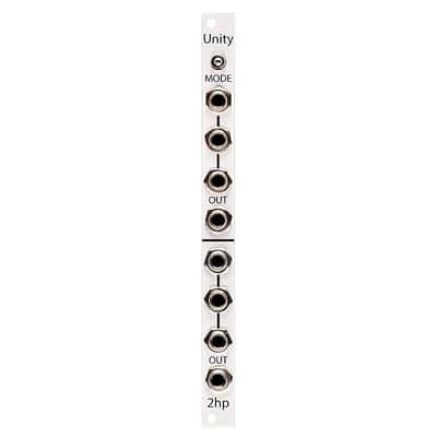 2hp UNITY Eurorack Mixer Module (Silver) image 2
