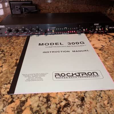Rocktron 300 G Compressor/Limiter/Hush Black image 1