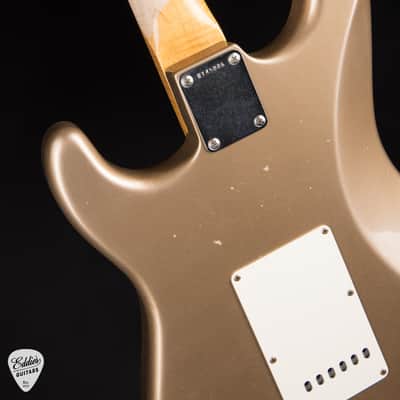 Fender Custom Shop Masterbuilt 1959 Transition Stratocaster Journeyman Relic - Shoreline Gold image 12