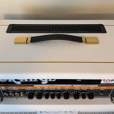 Orange Dual Dark 100 Limited Edition 2-Channel 100-Watt Guitar Amp Head 2024 - White image 2