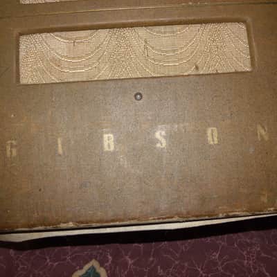 Vintage 1947 Gibson BR-6 Amp 3-prong/caps installed VG image 7