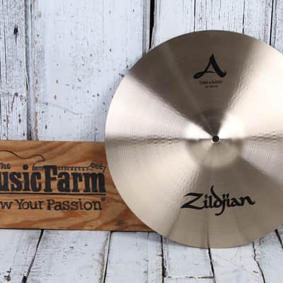 Zildjian 16 Inch A Family Thin Crash Cymbal 16" Thin Crash Drum Cymbal A0223 image 2