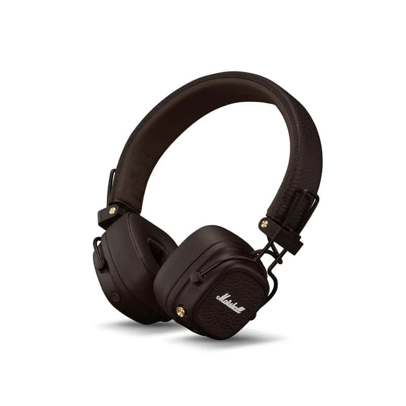 Marshall Major V On-Ear Bluetooth Headphone - Brown image 1