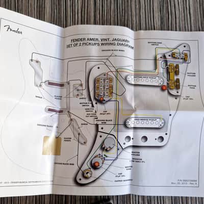 Fender 099-2238-000 Pure Vintage '65 Jaguar Pickup Set 2010s - Vintage White image 4